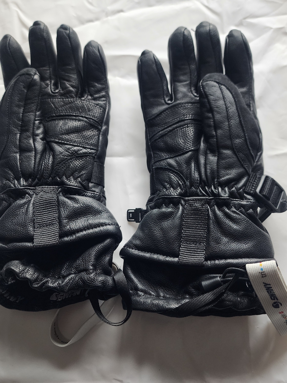 SWANY WOMEN'S SX-1L-X-CELL 2.1 SKI SNOWBOARD WINTER LEATHER GLOVES BLACK SIZE S - Picture 7 of 10
